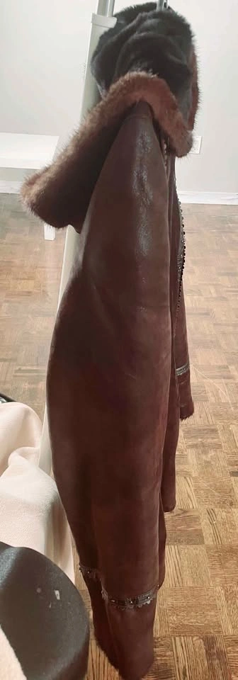 Woman's Shearling Coat Size L – Real Sheepskin, Excellent Condit - photo 2