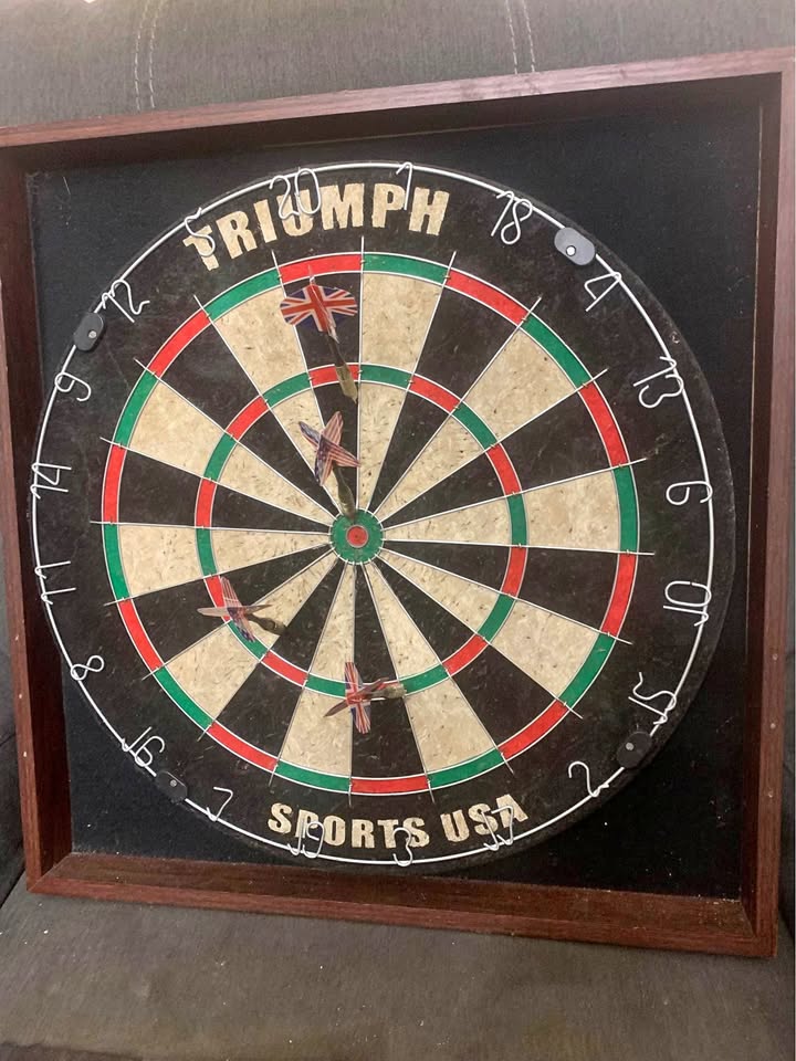 Official size dart board