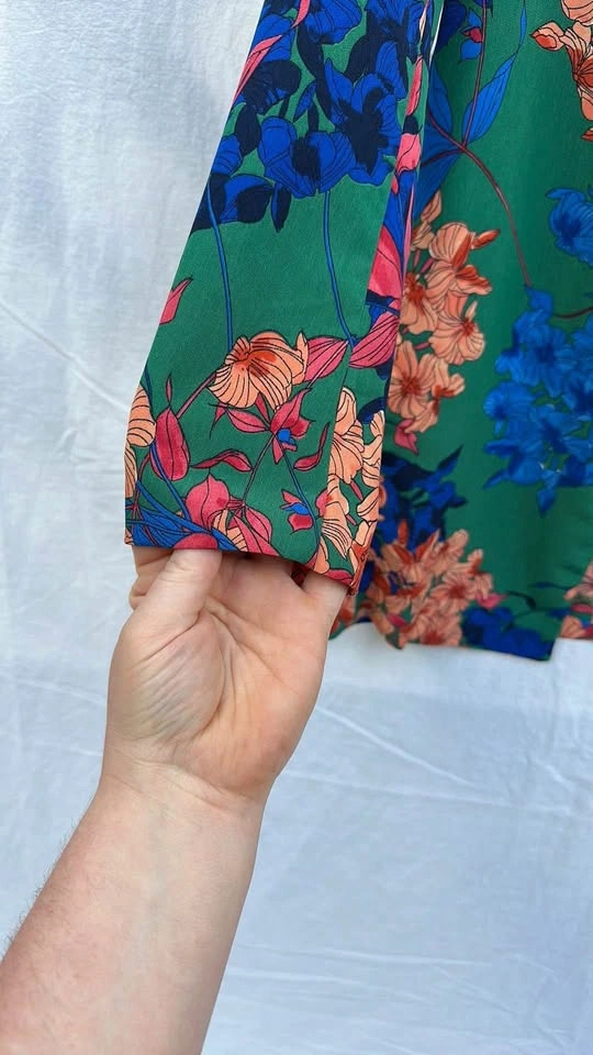 Stradivarius Multicolor Floral Blazer - photo 4