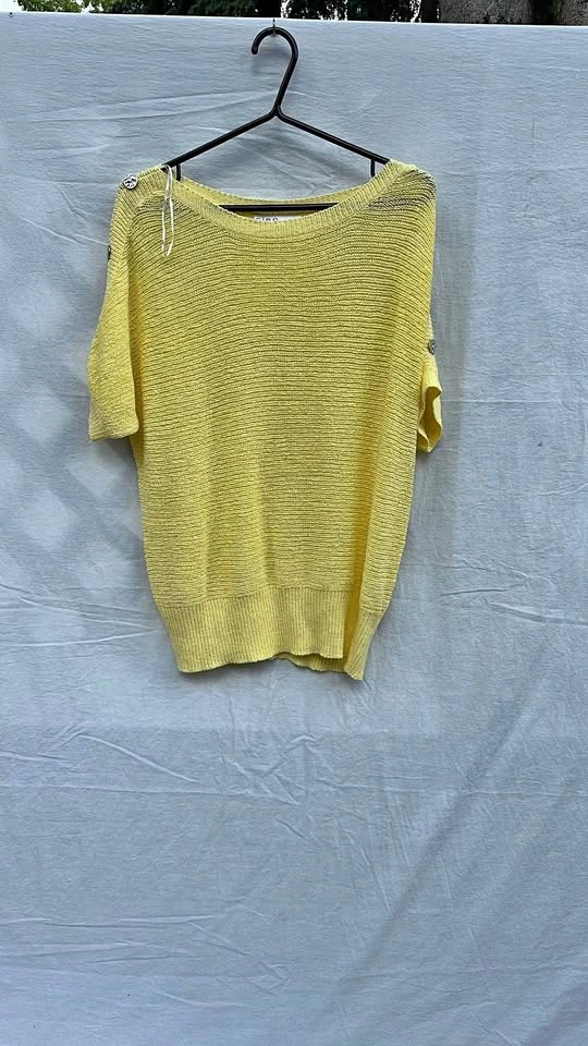 Cleo Short Sleeve Knit Sweater