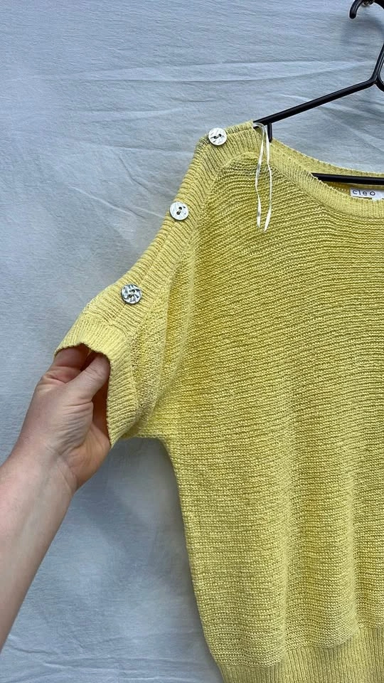 Cleo Short Sleeve Knit Sweater - photo 3