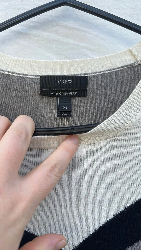 J. Crew merino/cashmere Patterned Sweater - photo 2