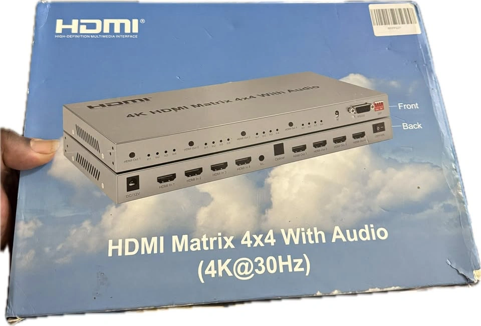 HDMI Matrix 4x4 with Audio