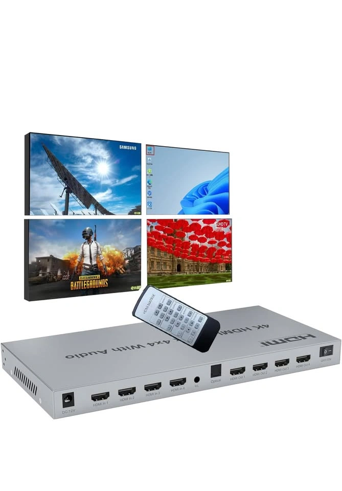 HDMI Matrix 4x4 with Audio - photo 2