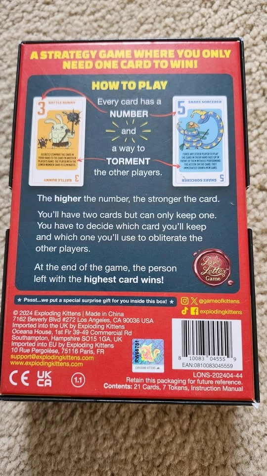 Like New "Power Hungry Pets" from "Exploding Kittens" game brand - photo 3