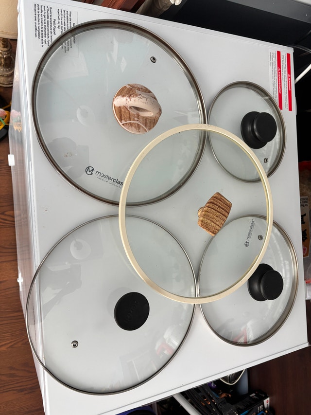 MasterClass Glass Pot Lids