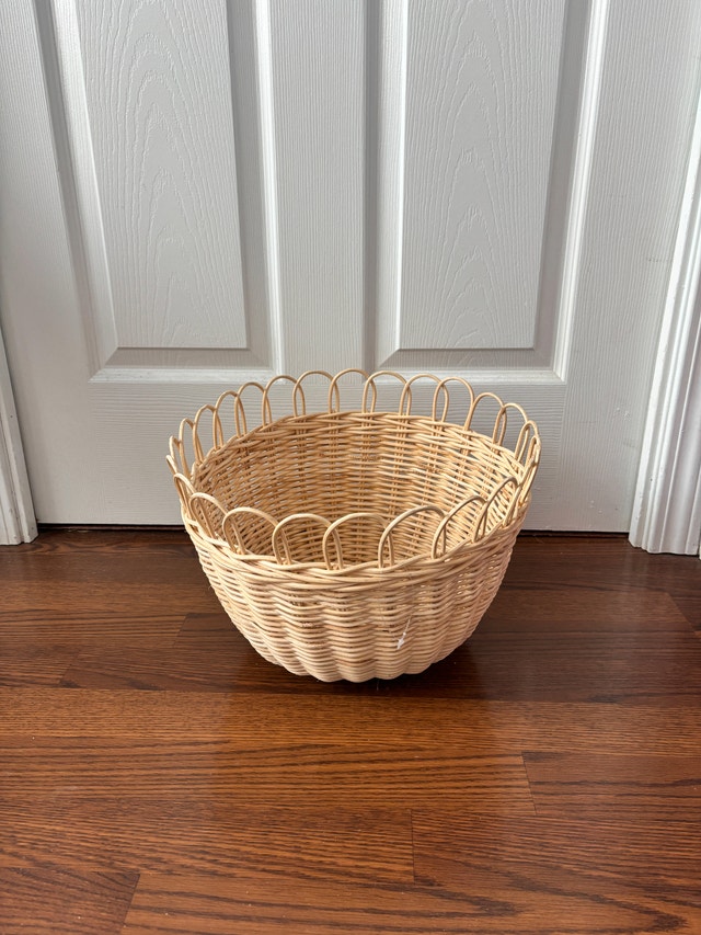 Woven Rattan Storage Basket