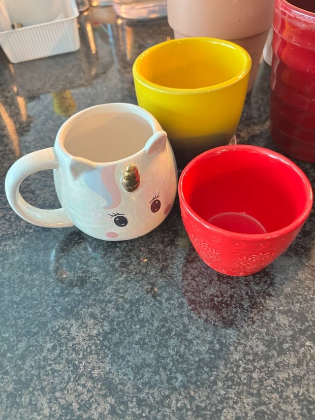 Set of 3 Small Decorative Planters