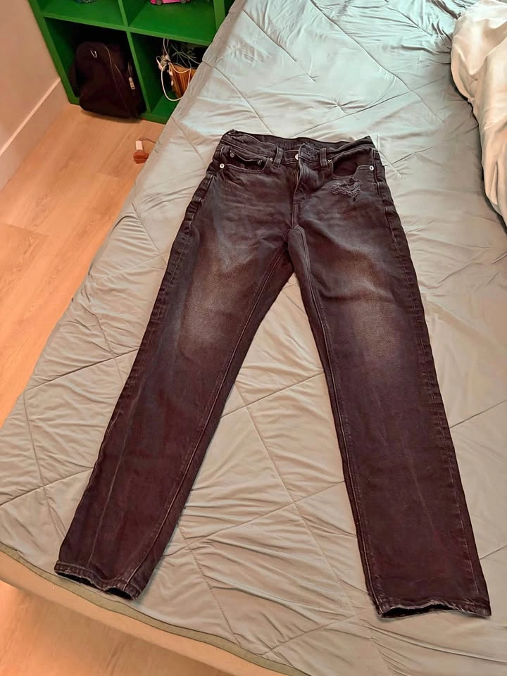 black american eagle jeans size 00