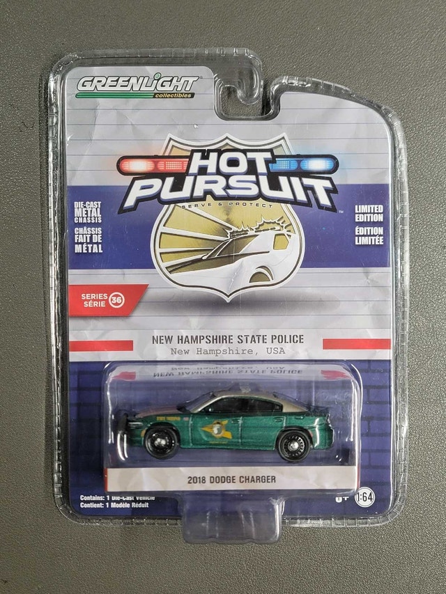 GreenLight 2018 Dodge Charger New Hampshire State Police