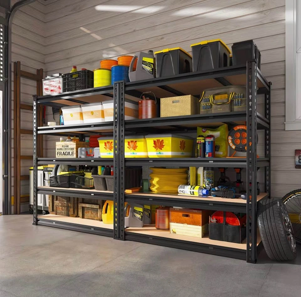 48” wide 5-Tier Heavy Duty Metal Garage Shelving Unit - photo 4