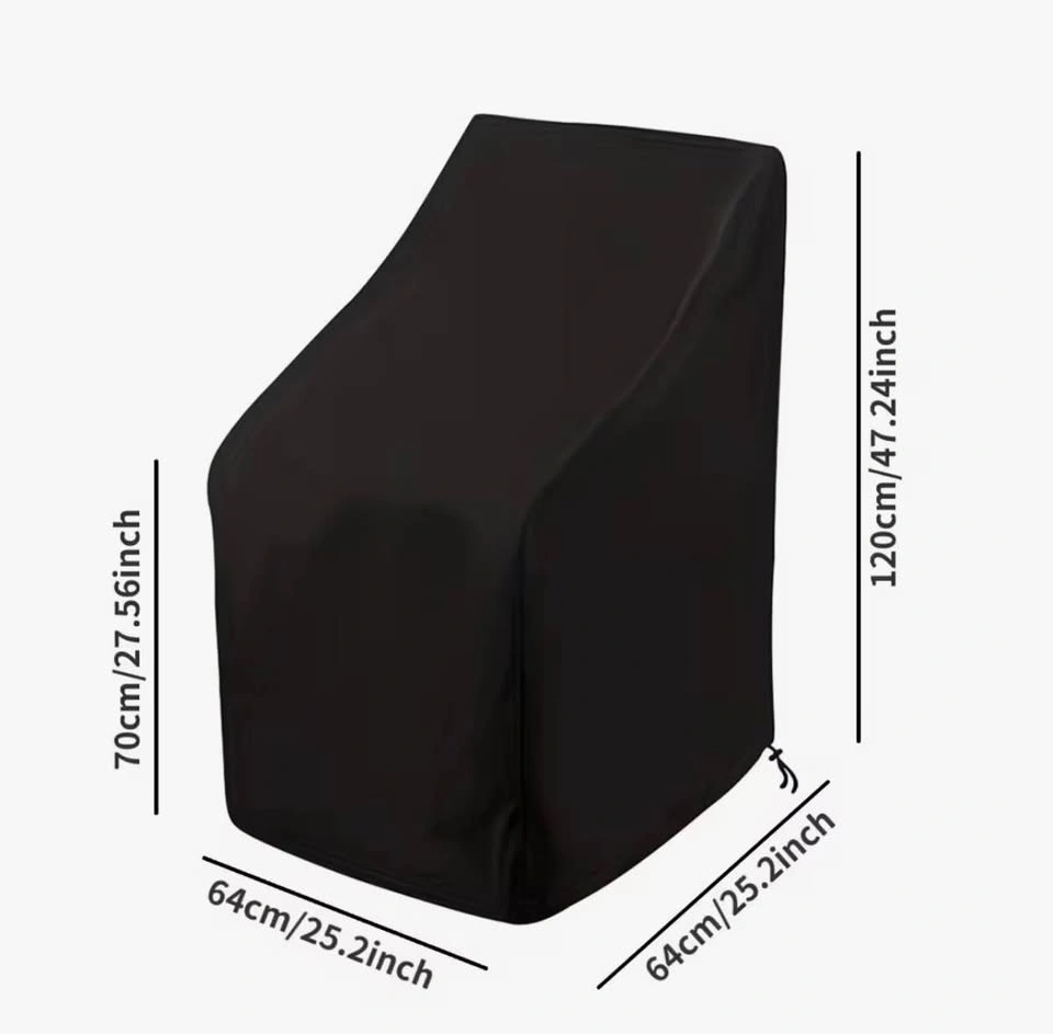 Heavy-Duty 600D Stacking Outdoor Chair Cover - All-Weather - photo 2