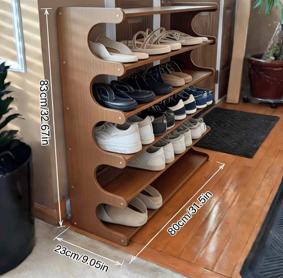 Brand new 6-Layer Bamboo Shoe Rack