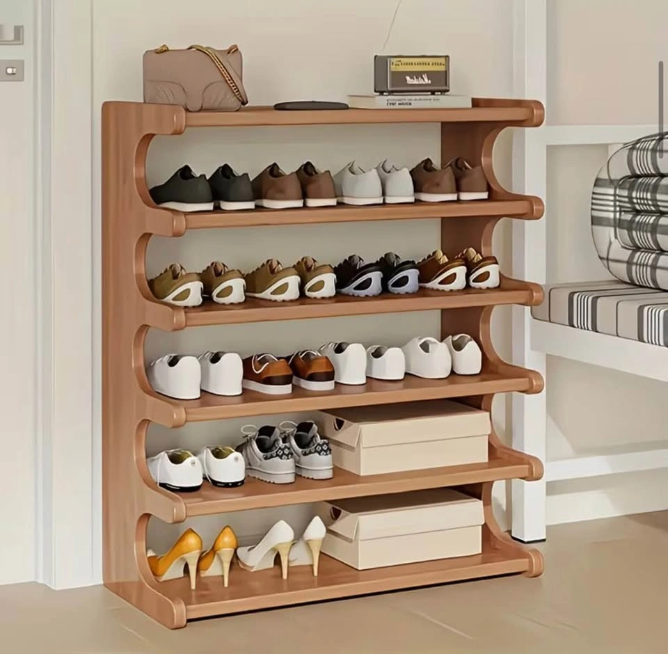 Brand new 6-Layer Bamboo Shoe Rack - photo 3