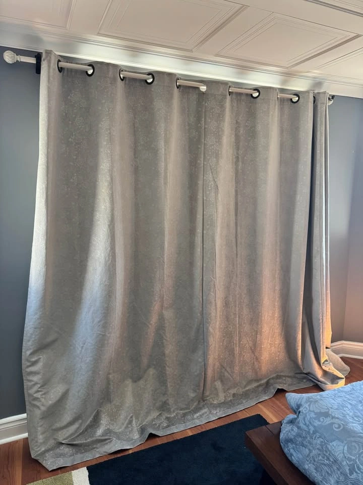 High quality, thick, blackout curtains (4 pieces) - photo 4