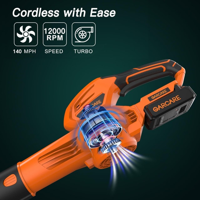 cordless leaf blower - photo 3