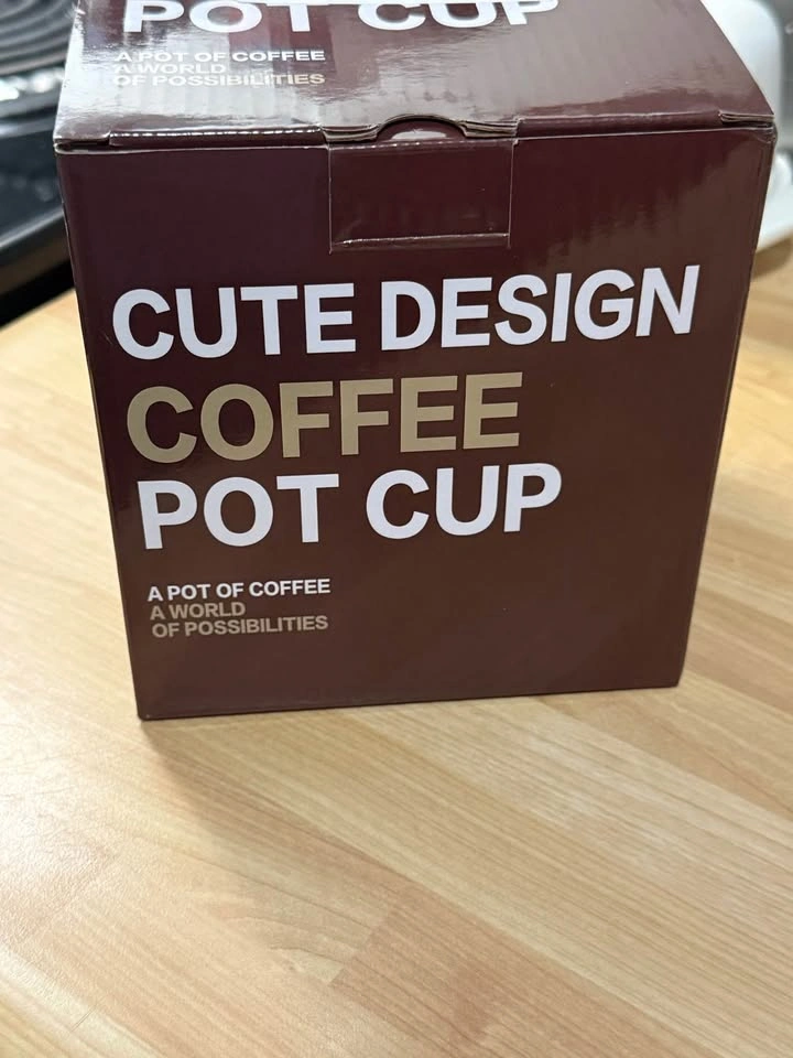 Coffee Mug with Lid - Charming Little Coffee Pot • 16oz - BNIB - photo 3
