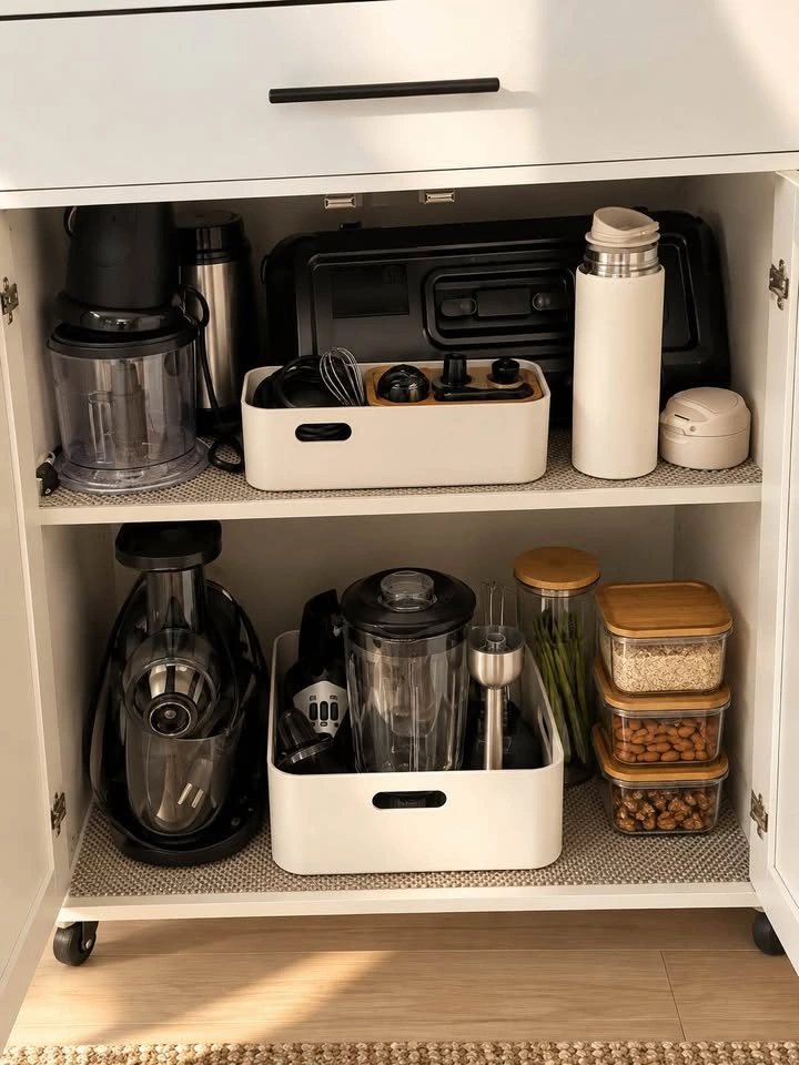 Rolling Kitchen Island with Power Outlet - photo 2