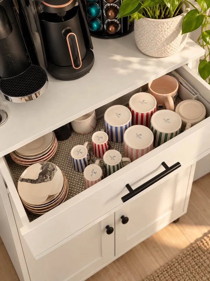 Rolling Kitchen Island with Power Outlet - photo 3