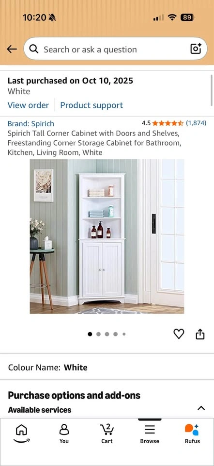 Corner Storage Cabinet - photo 2