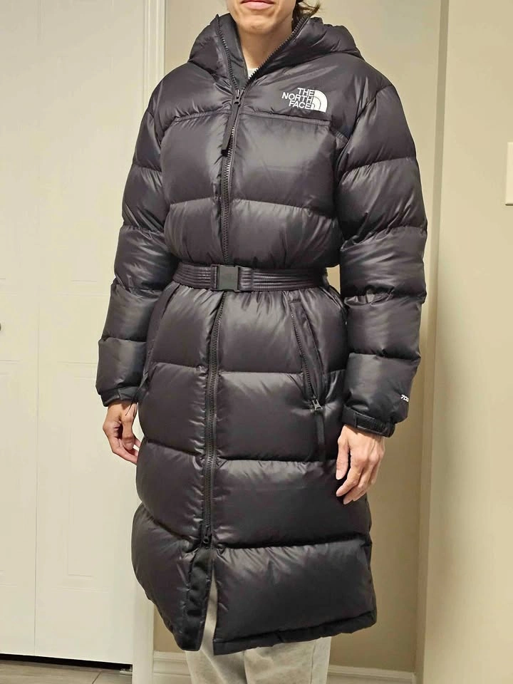 North Face Women's Nuptse Belted Jacket knee-length 700 down - S - photo 2
