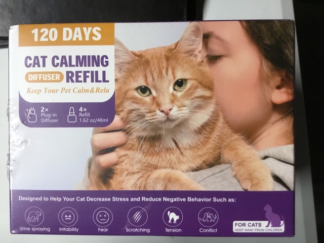cat calming diffuser set
