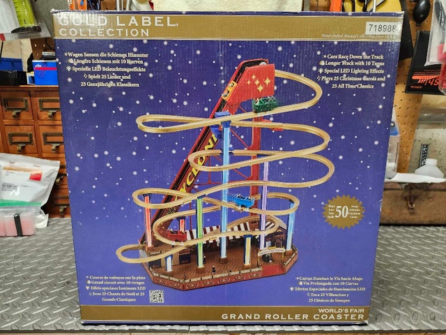 MR. CHRISTMAS WORLD'S FAIR ROLLER COASTER – LIKE NEW!