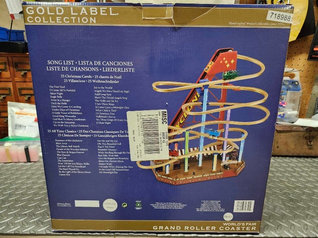 MR. CHRISTMAS WORLD'S FAIR ROLLER COASTER – LIKE NEW! - photo 2