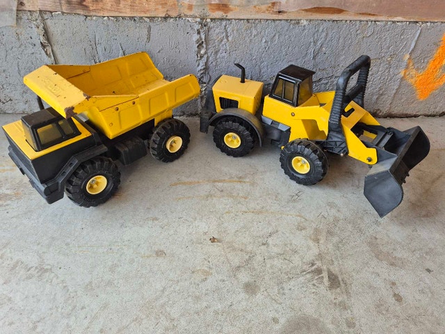Tonka Dump Truck and Front Loader