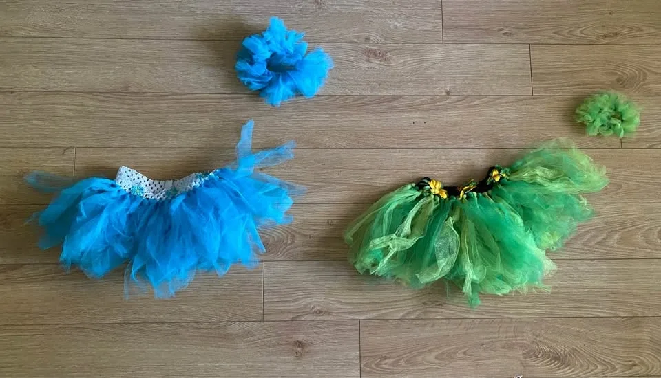 Children’s Fairy Dress-Up Costume Accessories – Blue & Green Set - photo 2