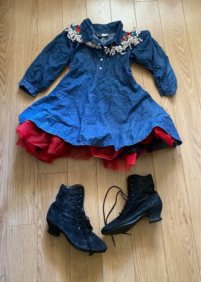 Vintage-Style Children’s Dresses, Bonnets & Boots Bundle - photo 2