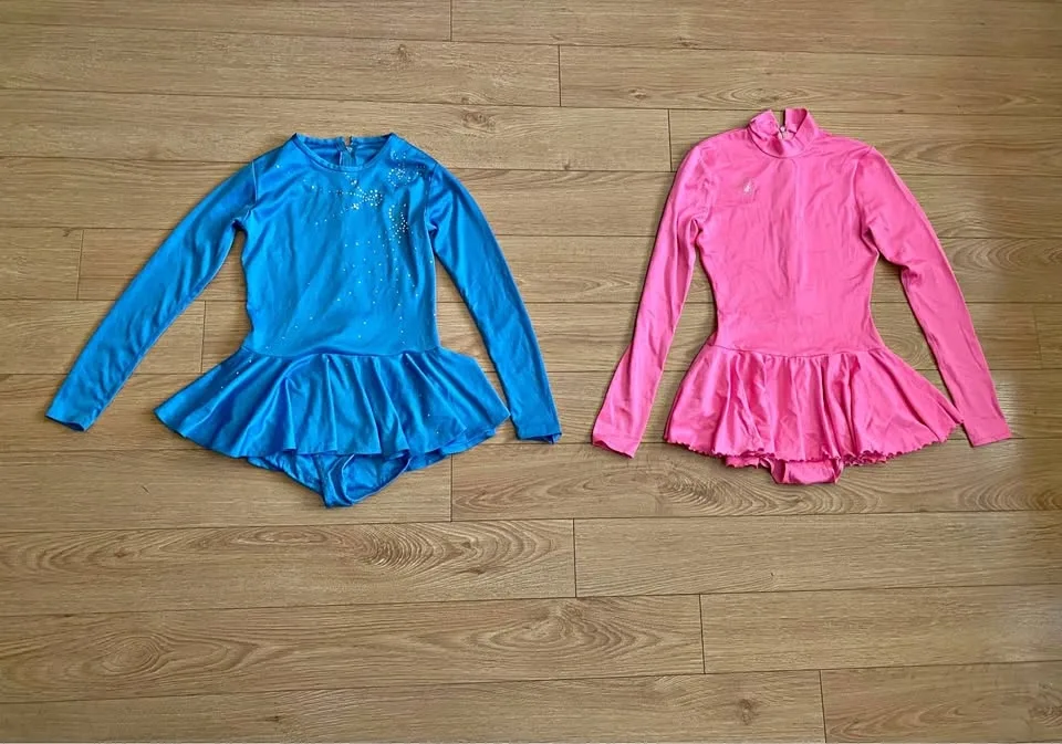 Long-Sleeve Figure Skating & Dance Leotard Dresses