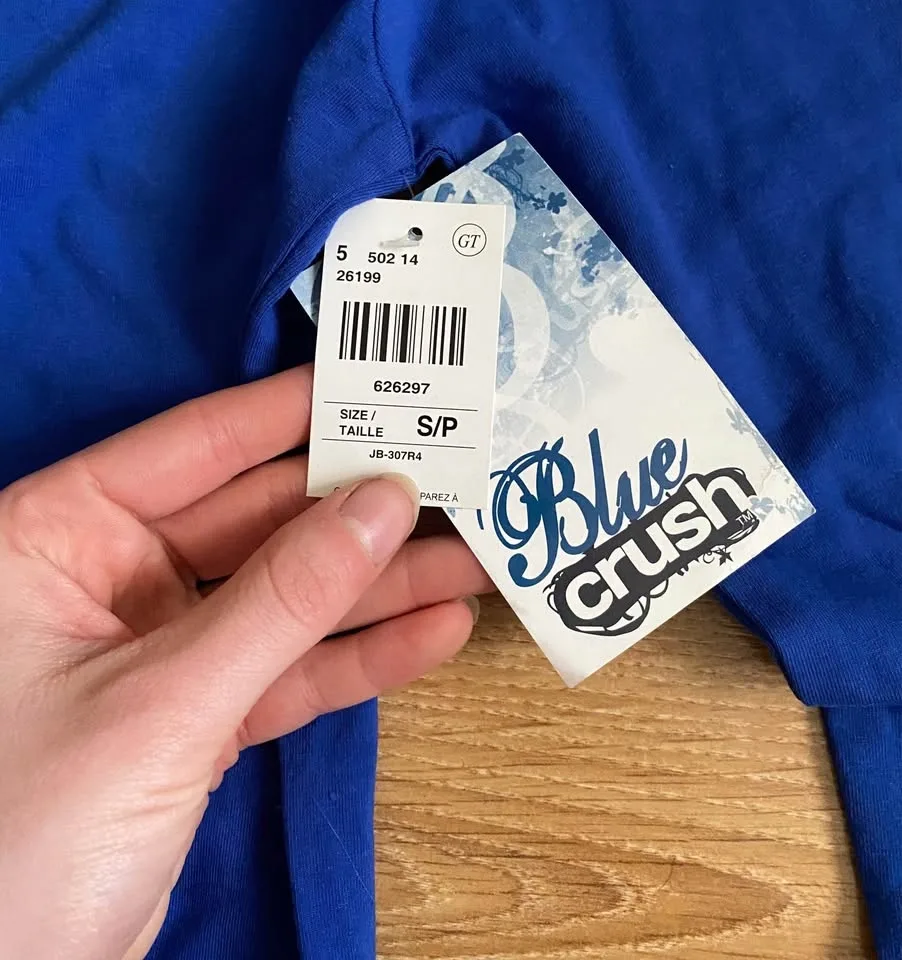 Blue Crush Long-Sleeve Turtleneck Tops — Size Small - photo 5