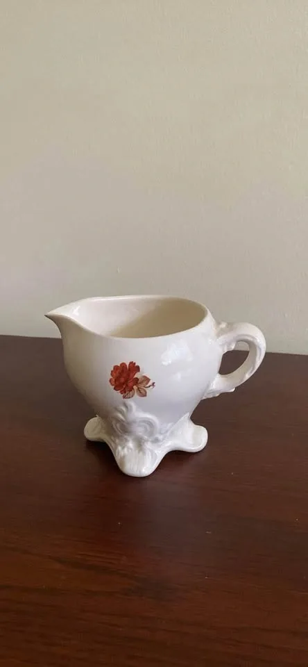 Vintage 1980 Linda Gagnon Ceramic Tea Set – Autumn Floral - photo 3