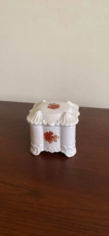 Vintage 1980 Linda Gagnon Ceramic Tea Set – Autumn Floral - photo 4