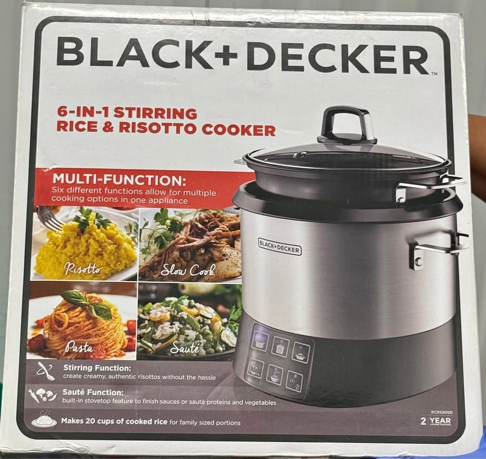 BLACK+DECKER 6-in-1 Stirring Rice & Risotto Cooker