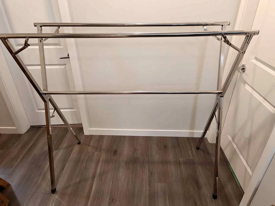 JAUREE 2.4m Foldable Heavy Duty Stainless Steel Drying Rack - photo 2