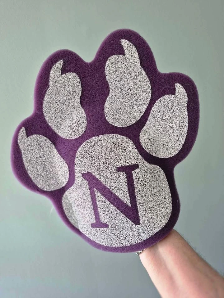 Northwestern University Wildcats Foam Paw Hand (Skokie) - photo 2