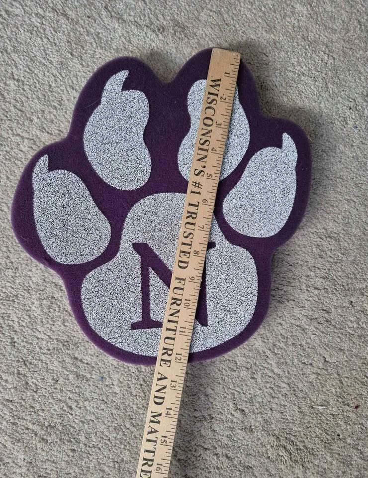Northwestern University Wildcats Foam Paw Hand (Skokie) - photo 3