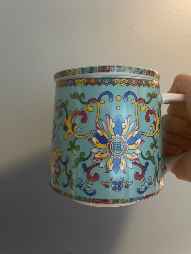 Ceramic Tea Mug with Infuser