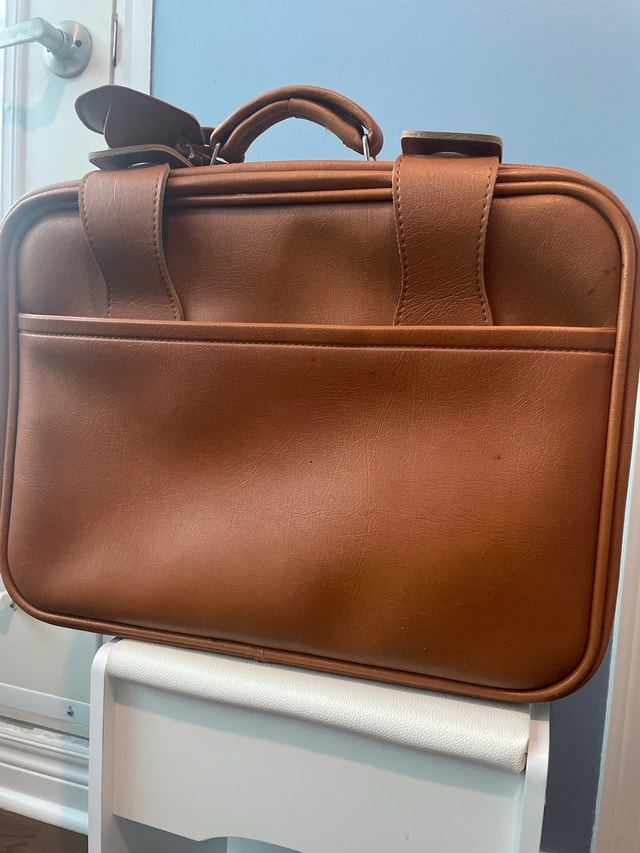 Vintage Tan Briefcase