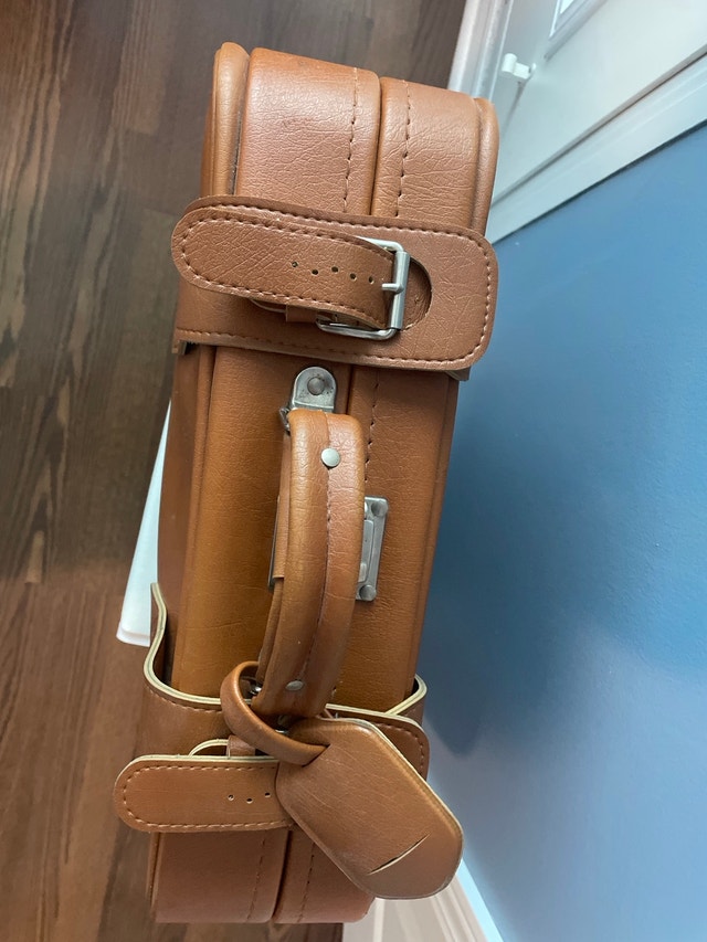 Vintage Tan Briefcase - photo 3