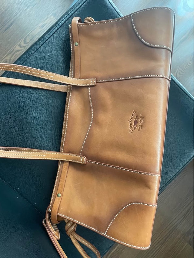 Cavalcanti Italian Leather Tote Bag