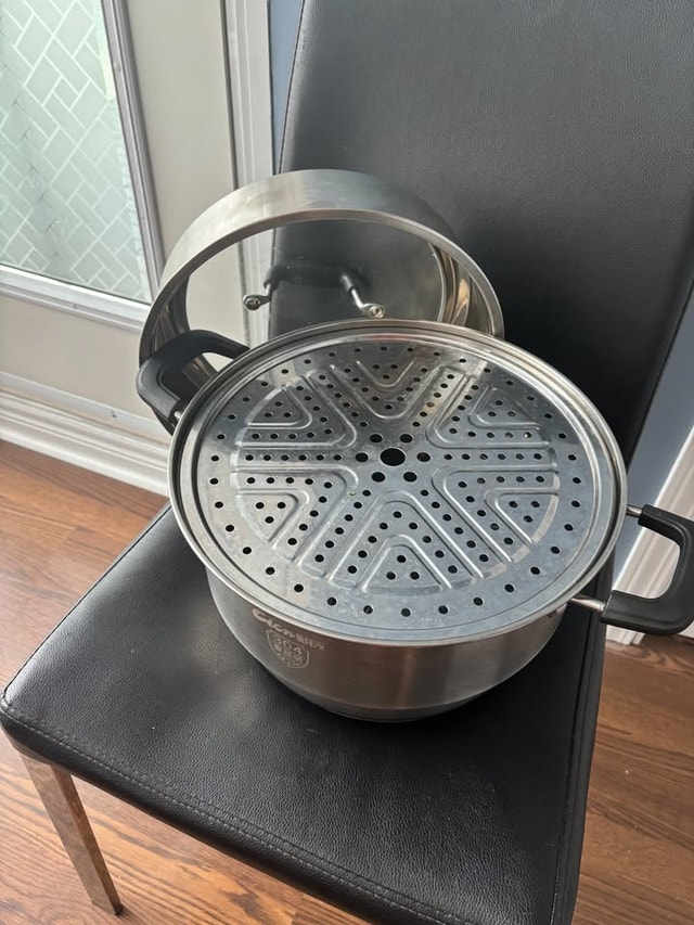 30cm Stainless Steel 304 Double Layer Steamer Pot - photo 3