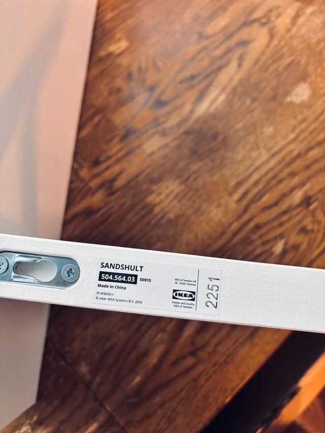 IKEA Wall Shelf with 2 SANDSHULT Brackets - photo 2