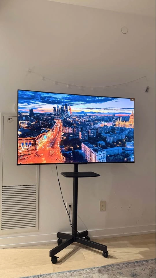 TCL 55” 4K Google Smart TV + Rolling Stand - photo 2