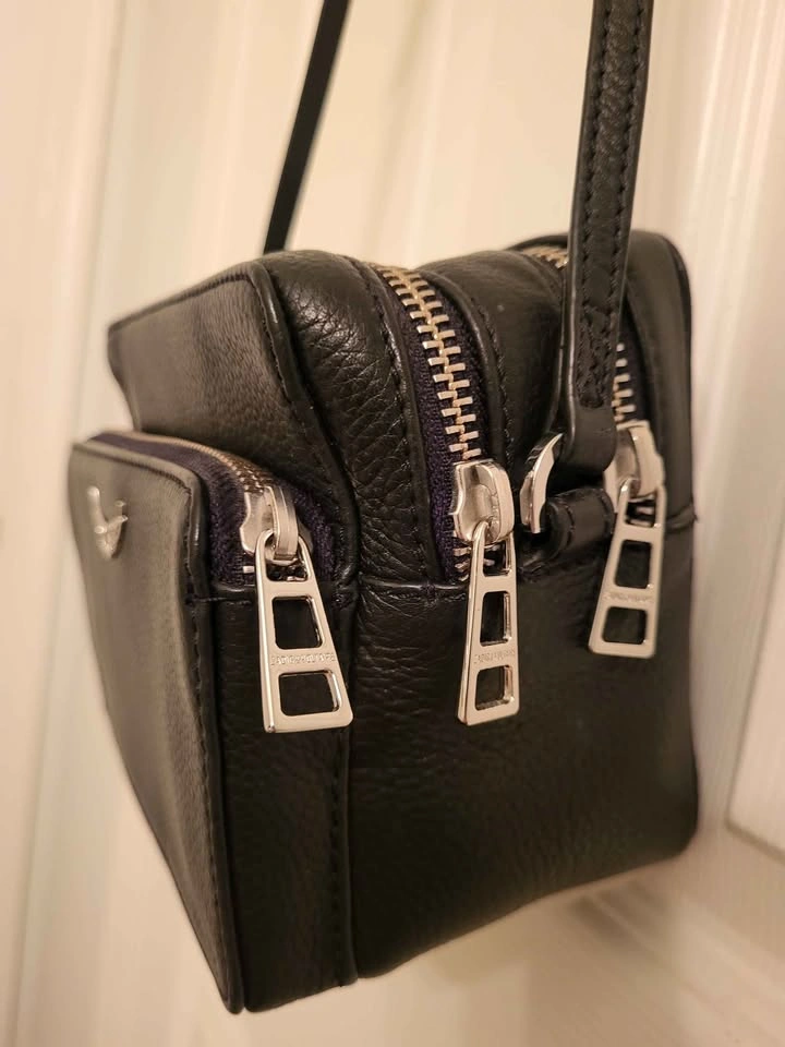 Zadig & Voltaire XS Boxy Wings Black Leather Camera Bag - photo 5