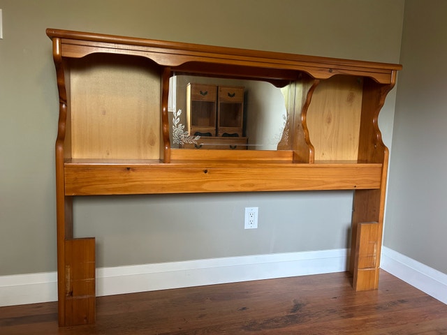 Queen Pine Headboard