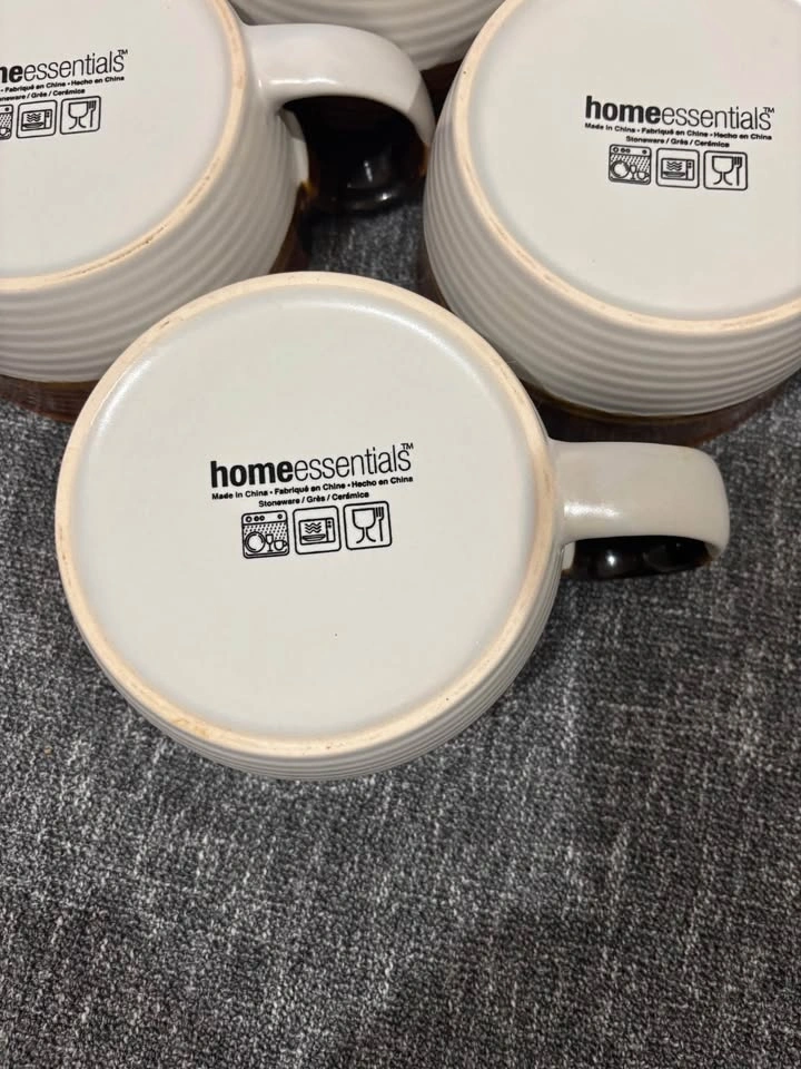 Home Essentials Stoneware French Onion Soup Bowls x 4 - photo 3