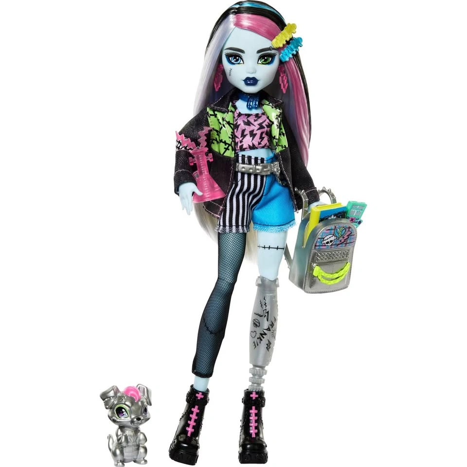 Monster High Frankie Stein Doll with Pet Watzie & Accessories - photo 2